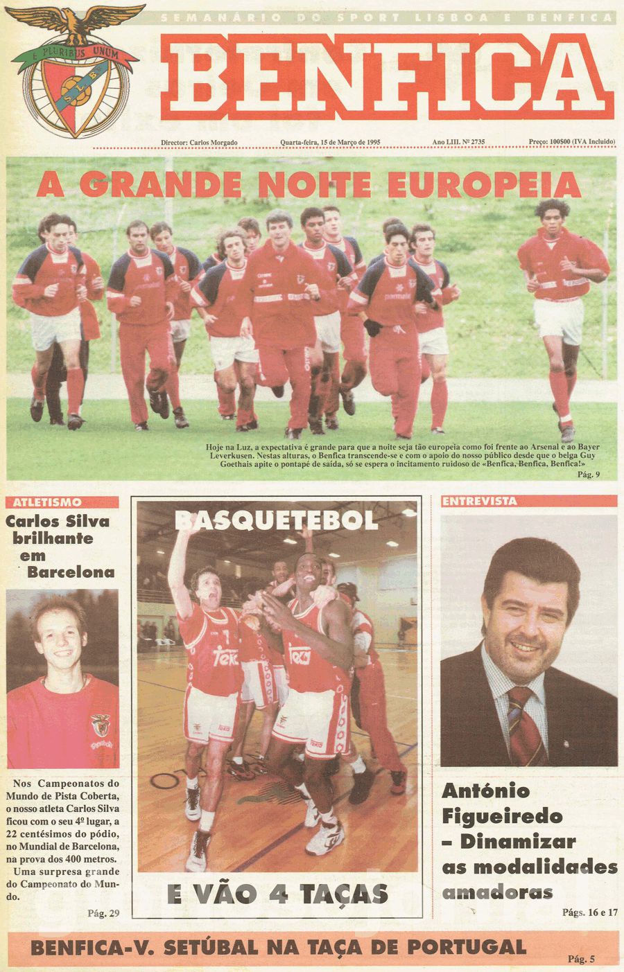 jornal o benfica 2735 1995-03-15